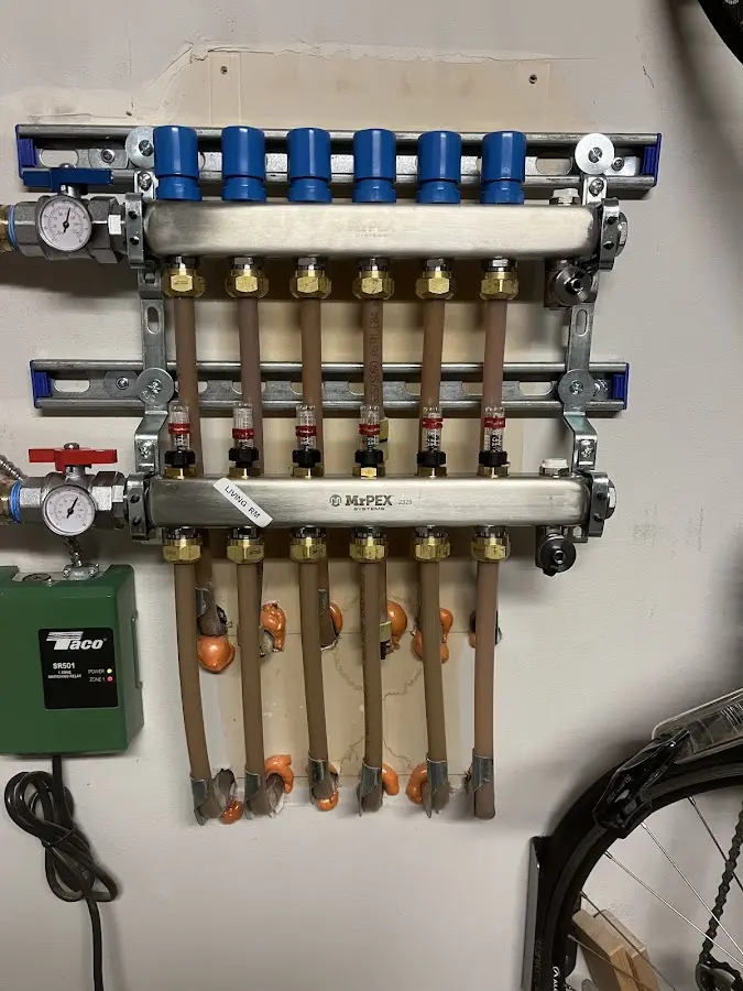 Plumber performing Leak Detection at a residential property in Ridley Park